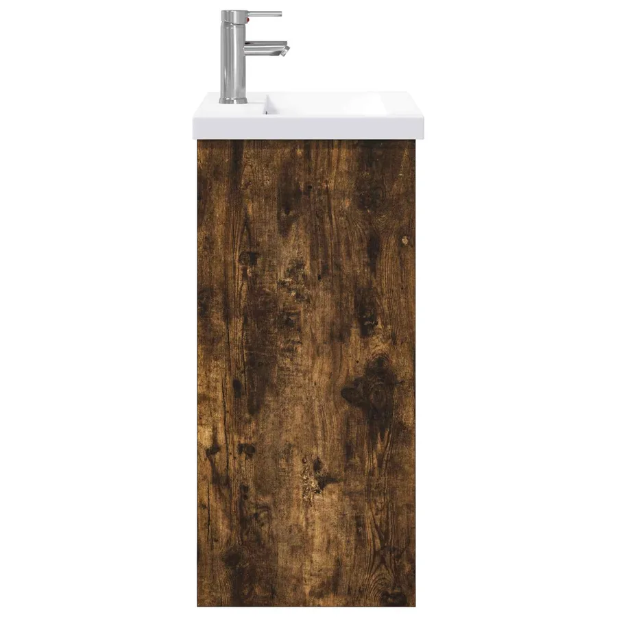 Ensemble de mobilier de salle de bain Chêne fumé - 6
