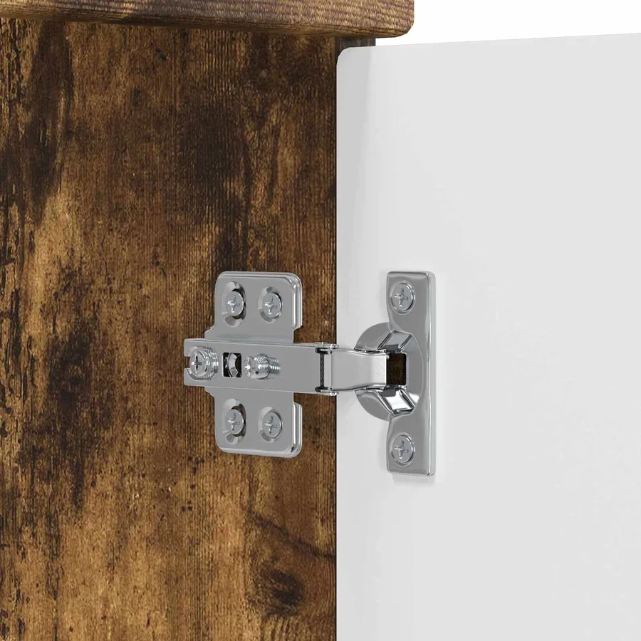 Ensemble de mobilier de salle de bain Chêne fumé - 8