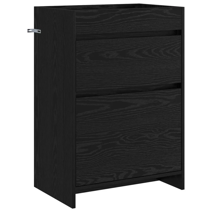 Ensemble de mobilier de salle de bain Chêne noir - 4