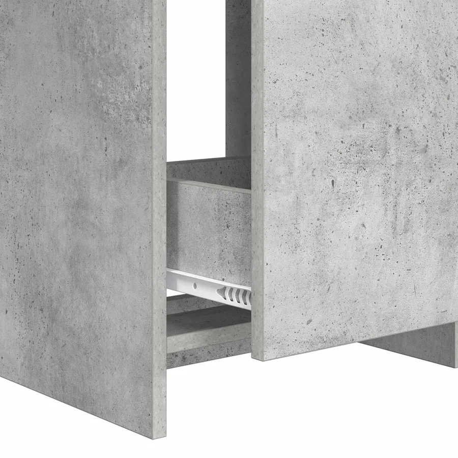 Ensemble de mobilier de salle de bain Gris béton - 10