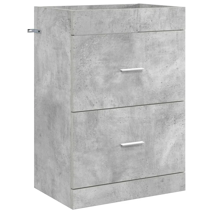 Ensemble de mobilier de salle de bain Gris béton - 4