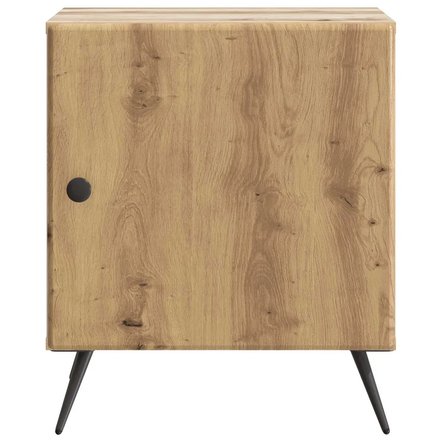 Cabinet de chevet 2 pc Chêne artisanal 43 x 34,5 x 50 cm - 7