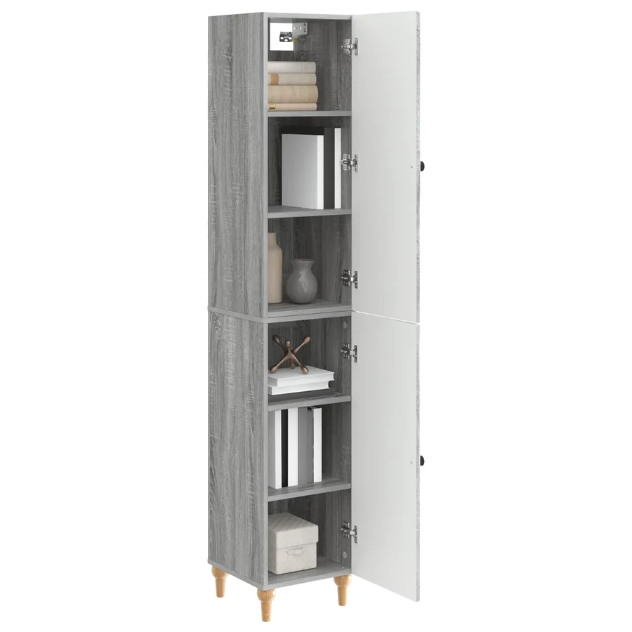 Ensemble de Meubles 2 pcs Sonoma gris Bois d'ingénierie - 3