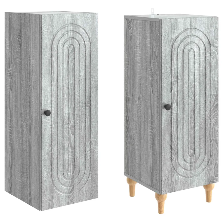 Ensemble de Meubles 2 pcs Sonoma gris Bois d'ingénierie - 4