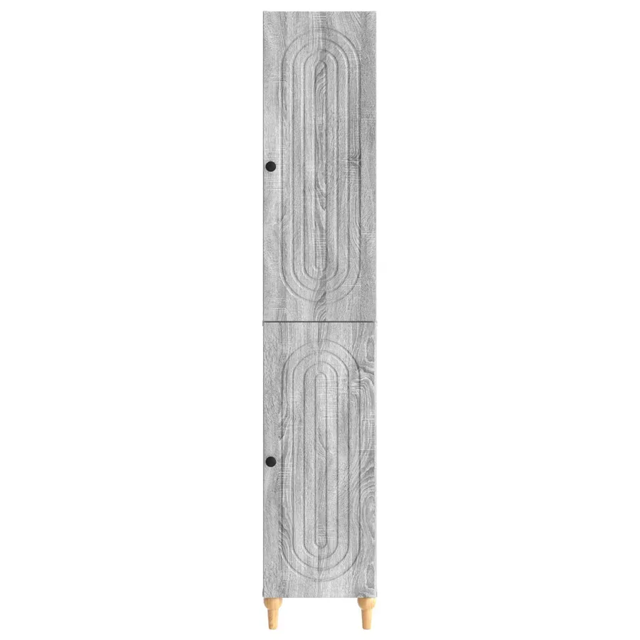 Ensemble de Meubles 2 pcs Sonoma gris Bois d'ingénierie - 5