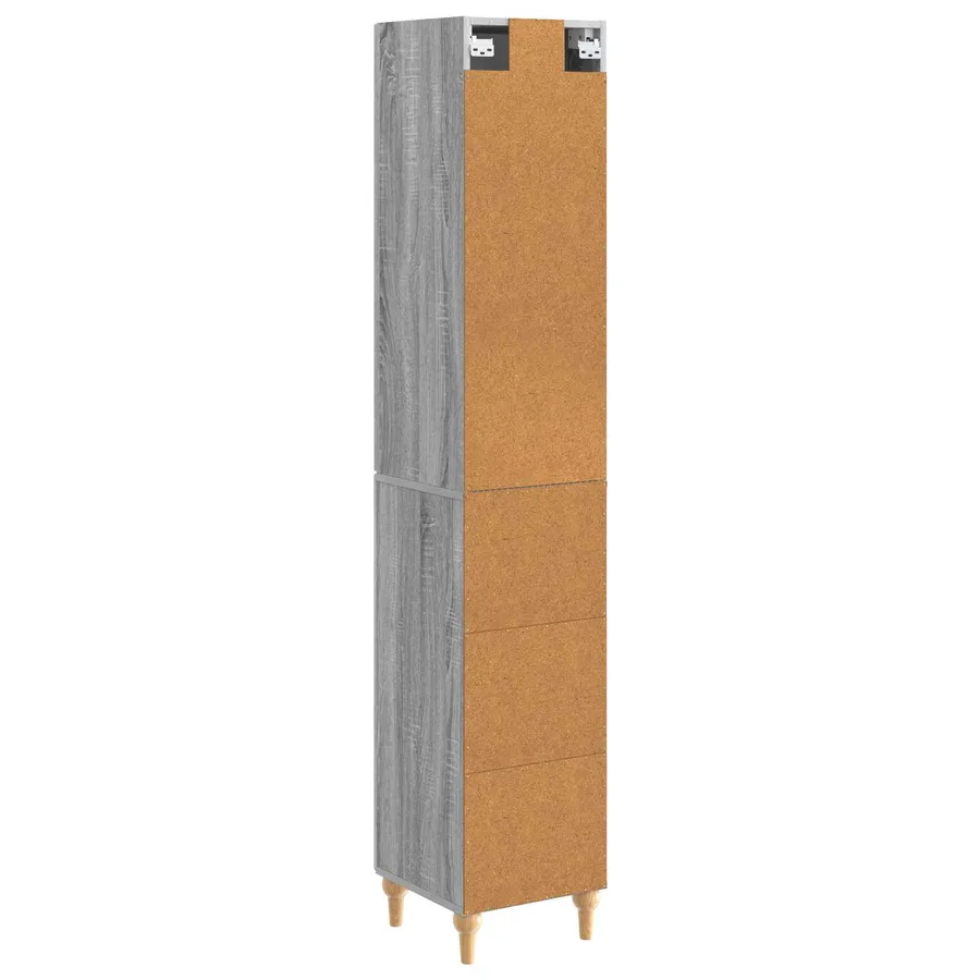 Ensemble de Meubles 2 pcs Sonoma gris Bois d'ingénierie - 7