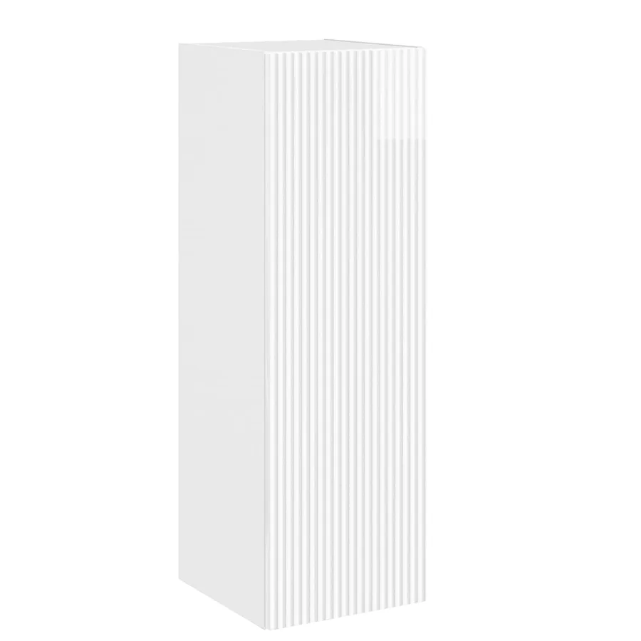Cabinet de Salle de Bain Mural Blanc brillant - 2