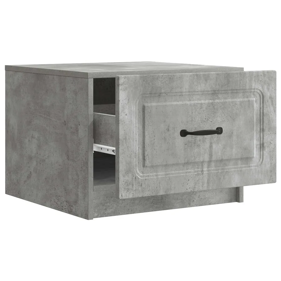 Table basse Gris béton 49 x 50 x 37 cm Bois d'ingénierie - 4