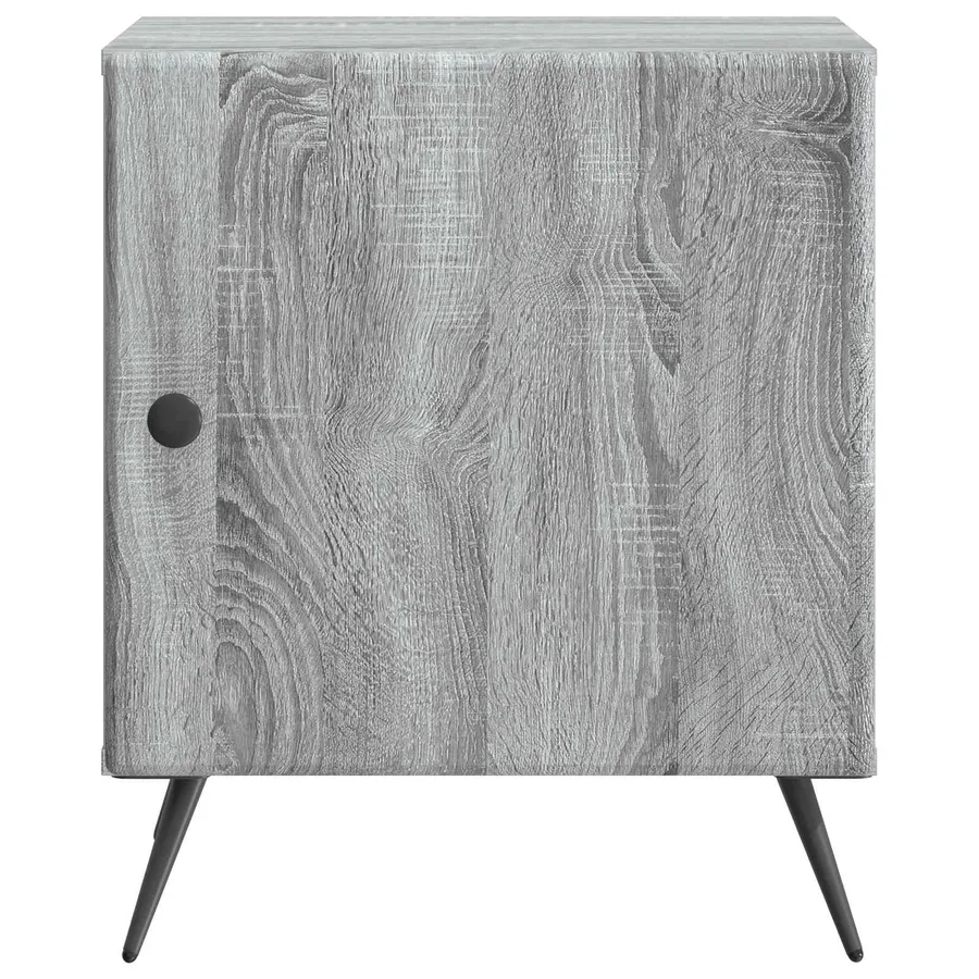 Cabinet de chevet Sonoma gris 43 x 34,5 x 50 cm - 5