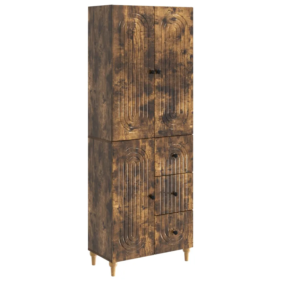 Ensemble de Meubles 2 pcs 66 x 34,5 x 90 cm Bois d'ingénierie - 2