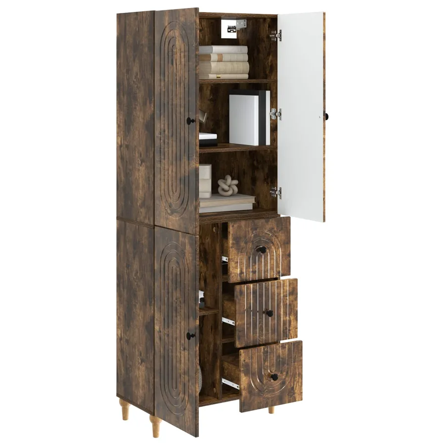 Ensemble de Meubles 2 pcs 66 x 34,5 x 90 cm Bois d'ingénierie - 3