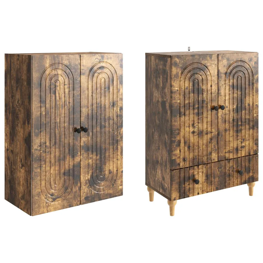 Ensemble de Meubles 2 pcs 66 x 34,5 x 95 cm Bois d'ingénierie - 4