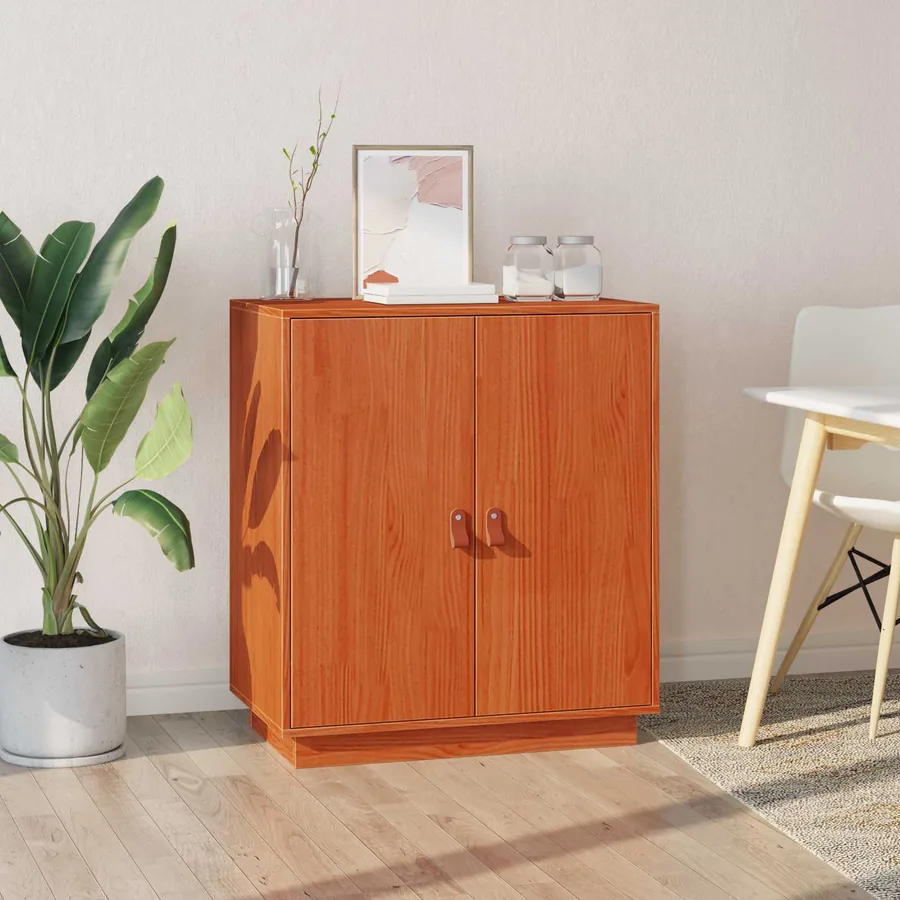 Buffet Brun Ciré 65,5 x 40 x 75 cm Pin massif
