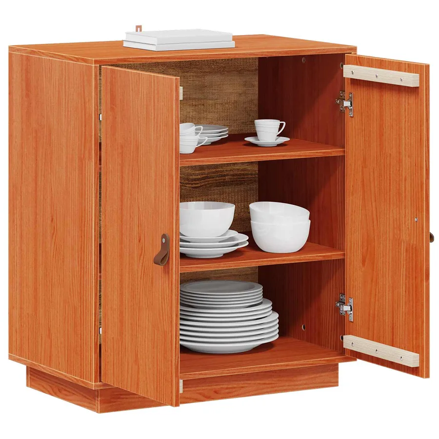 Buffet Brun Ciré 65,5 x 40 x 75 cm Pin massif - 3