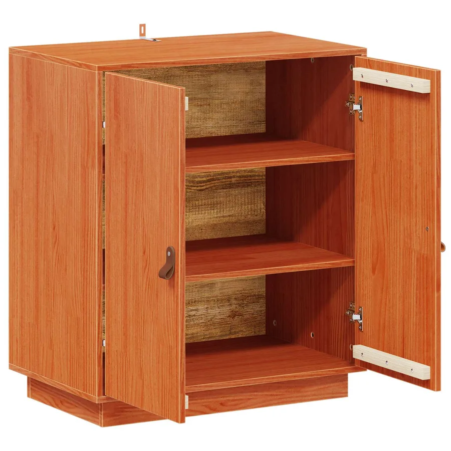 Buffet Brun Ciré 65,5 x 40 x 75 cm Pin massif - 5