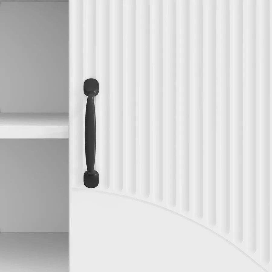 Meuble TV Blanc brillant 150 x 31 x 47 cm Bois d'ingénierie - 8