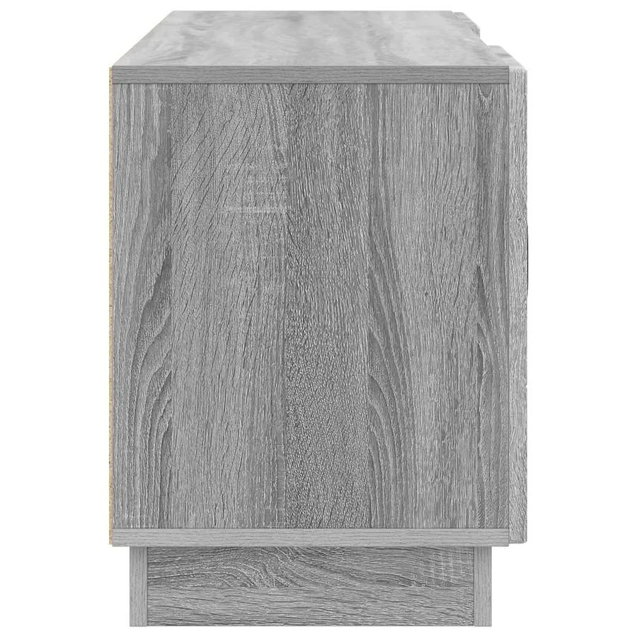 Meuble TV Sonoma gris 102 x 34,5 x 47 cm Bois d'ingénierie - 7