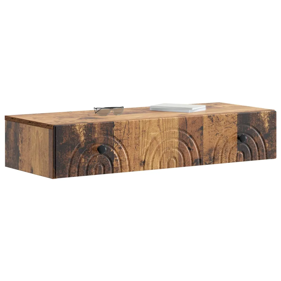 Table d'appoint murale Bois ancien 87,5 x 34,5 x 17 cm - 3