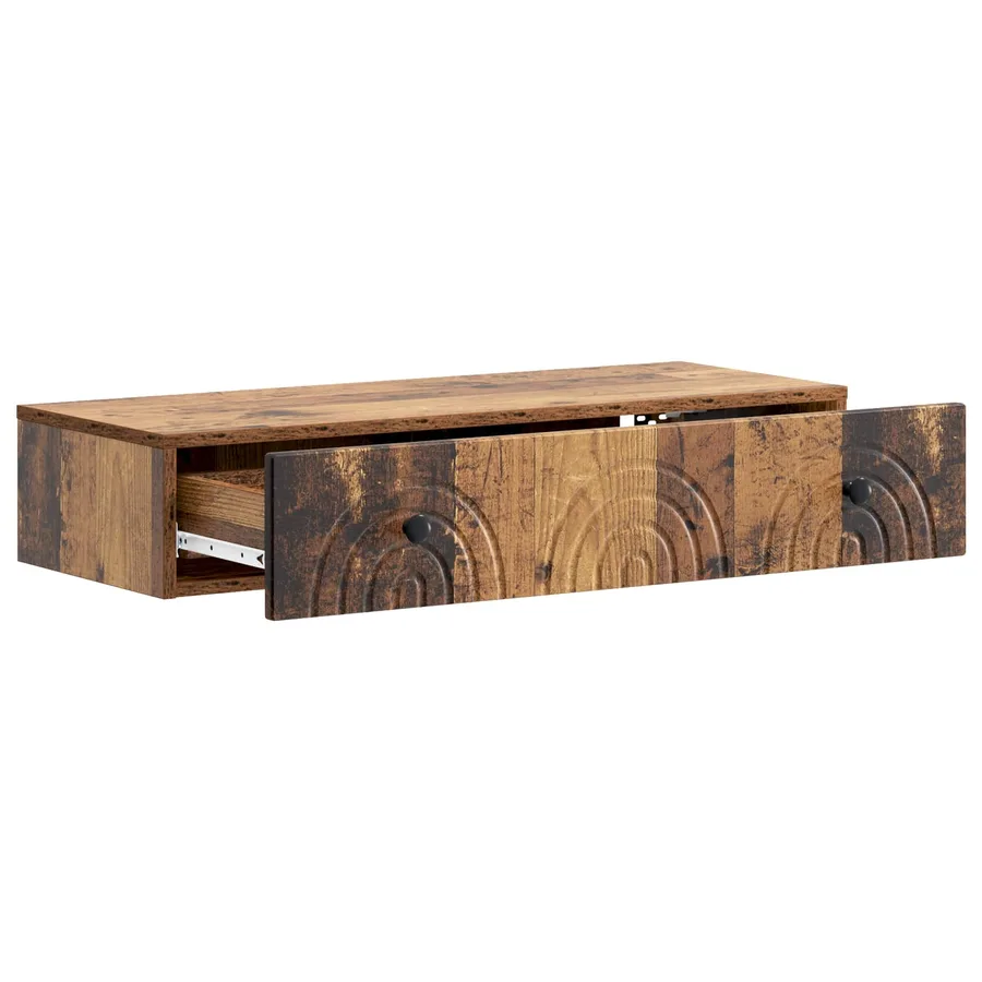 Table d'appoint murale Bois ancien 87,5 x 34,5 x 17 cm - 4