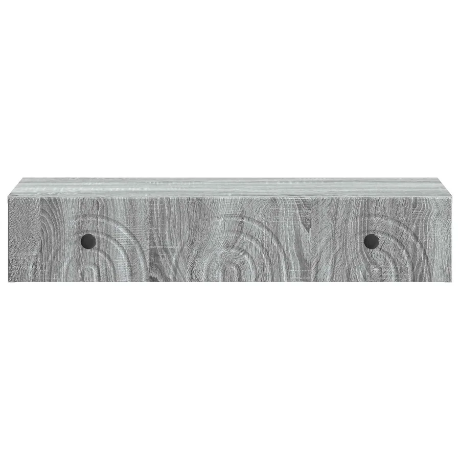 Table d'appoint murale Sonoma gris 87,5 x 34,5 x 17 cm - 5