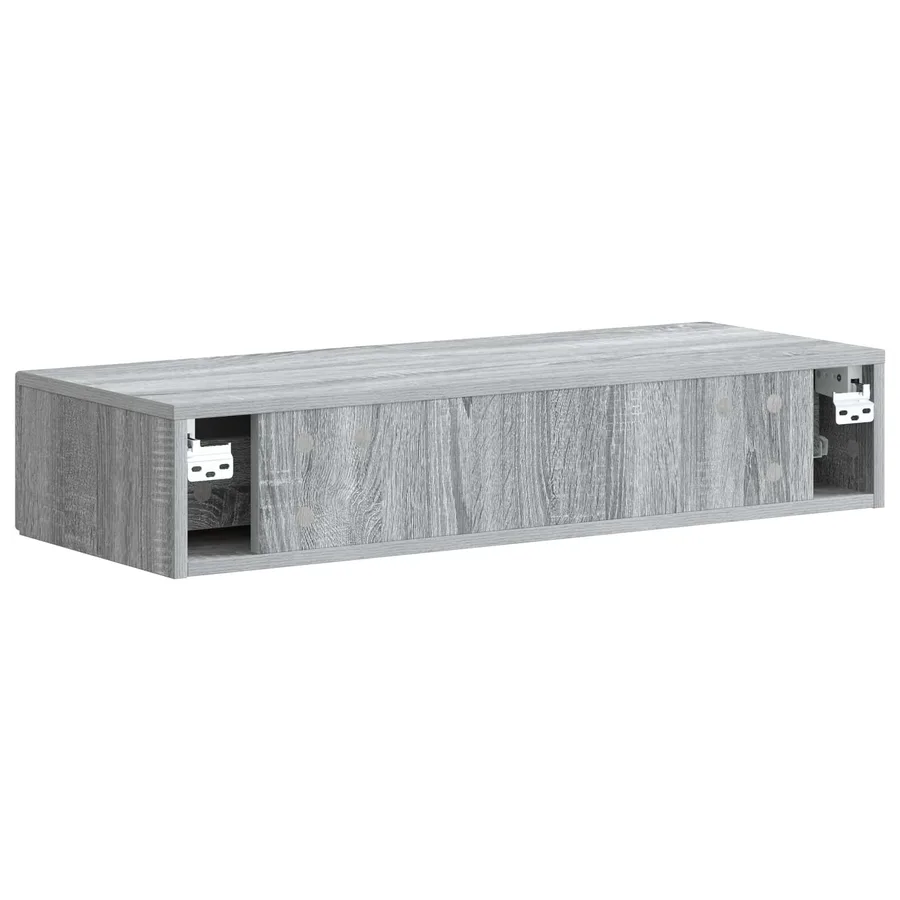 Table d'appoint murale Sonoma gris 87,5 x 34,5 x 17 cm - 7