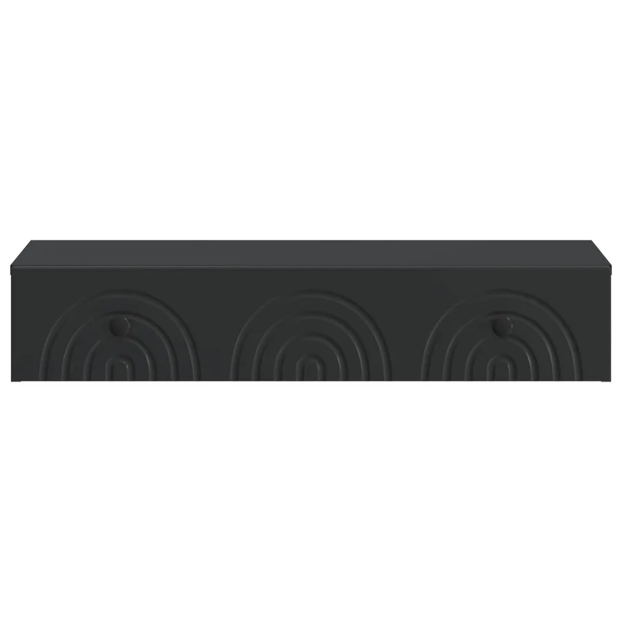 Table d'appoint murale Noir 87,5 x 34,5 x 17 cm - 5