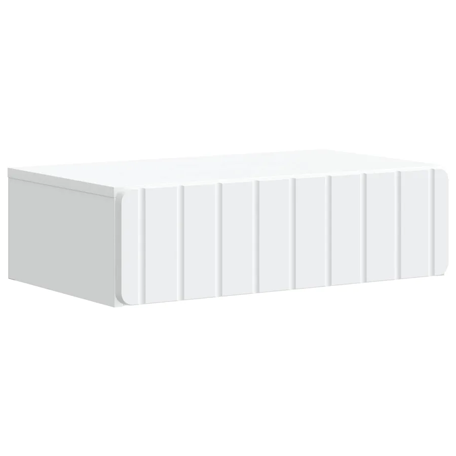 Table d'appoint murale Blanc 59 x 34,5 x 17 cm - 2