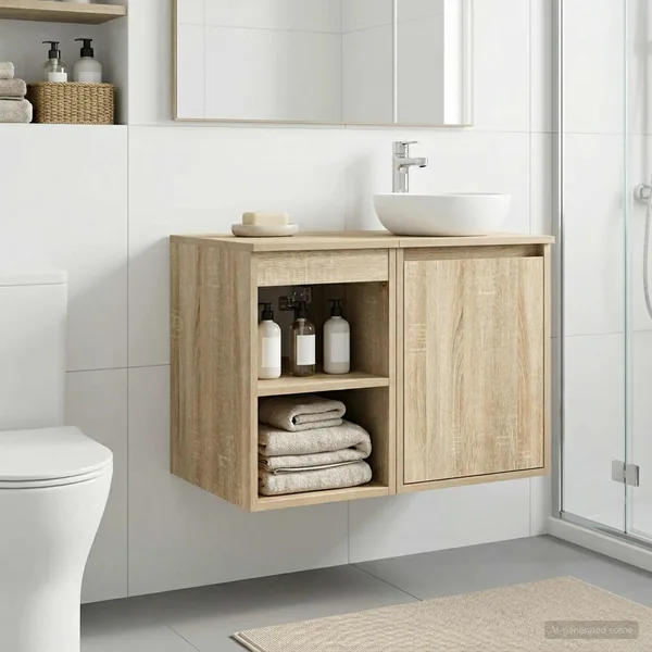 Meuble de Salle de Bain In-between Chêne Sonoma 30 x 41 x 50 cm
