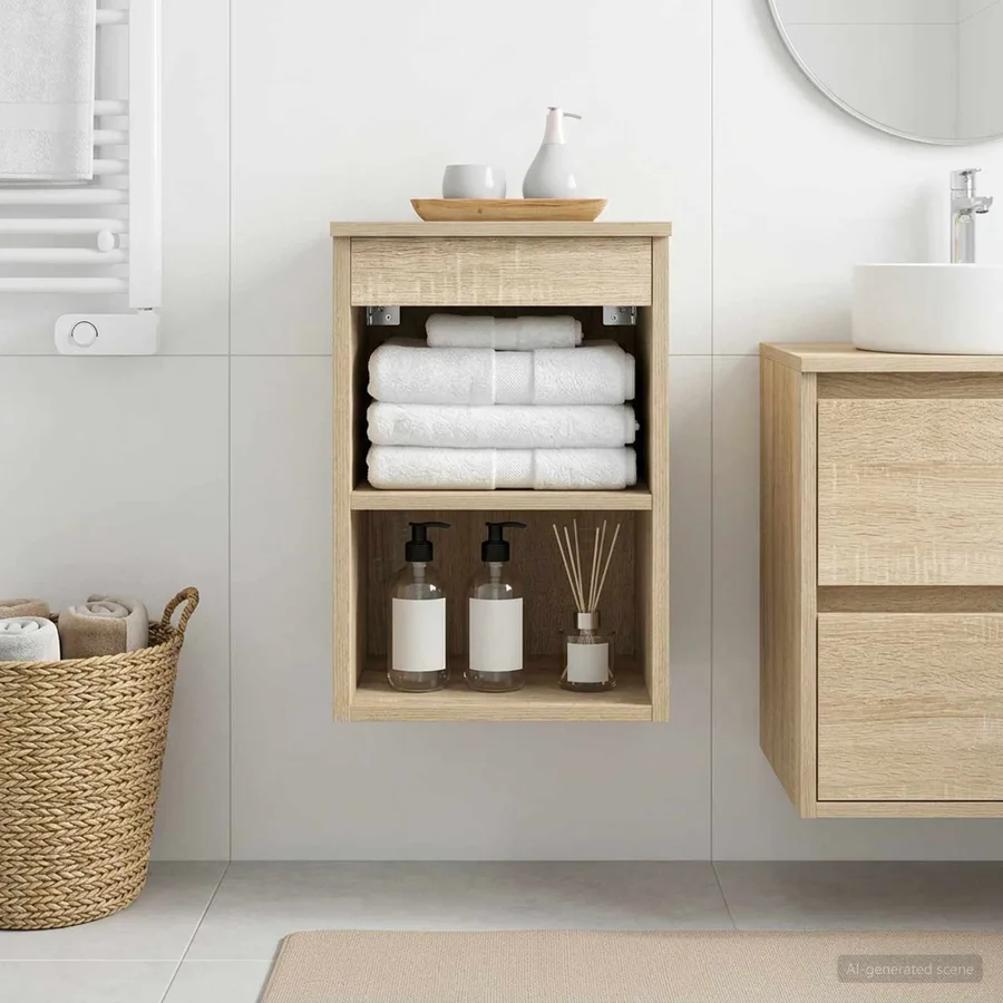 Meuble de Salle de Bain In-between Chêne Sonoma 30 x 41 x 50 cm - 4