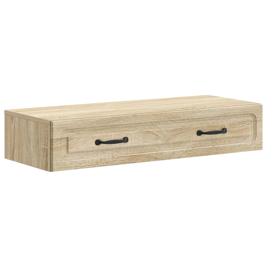 Table d'appoint murale Chêne Sonoma 87,5 x 34,5 x 17 cm - 2