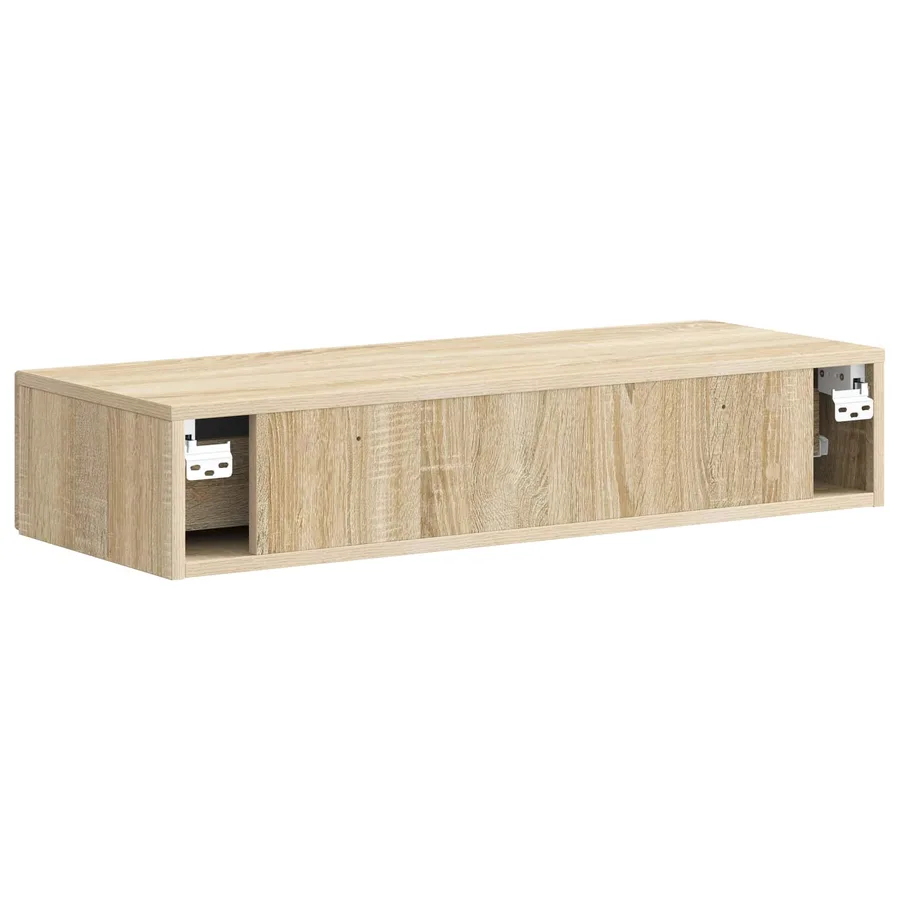 Table d'appoint murale Chêne Sonoma 87,5 x 34,5 x 17 cm - 7