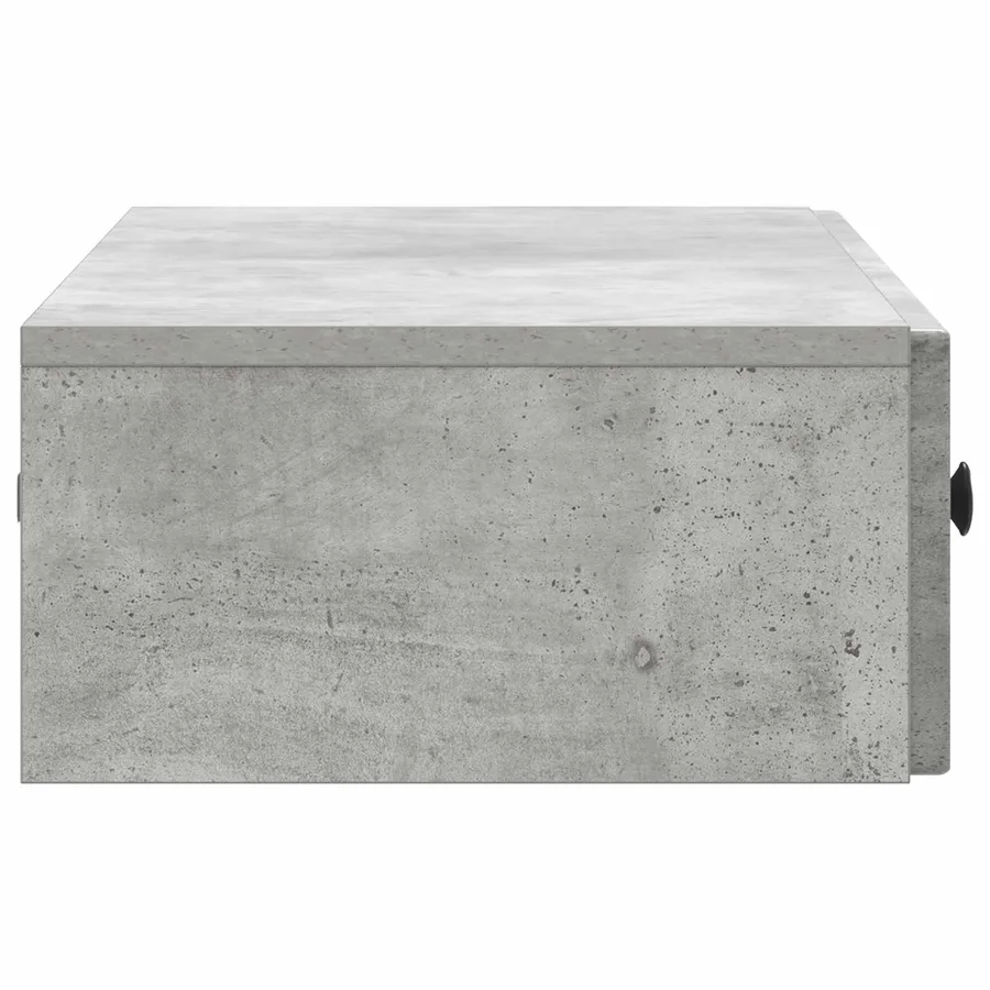 Table d'appoint murale Gris béton 87,5 x 34,5 x 17 cm - 6