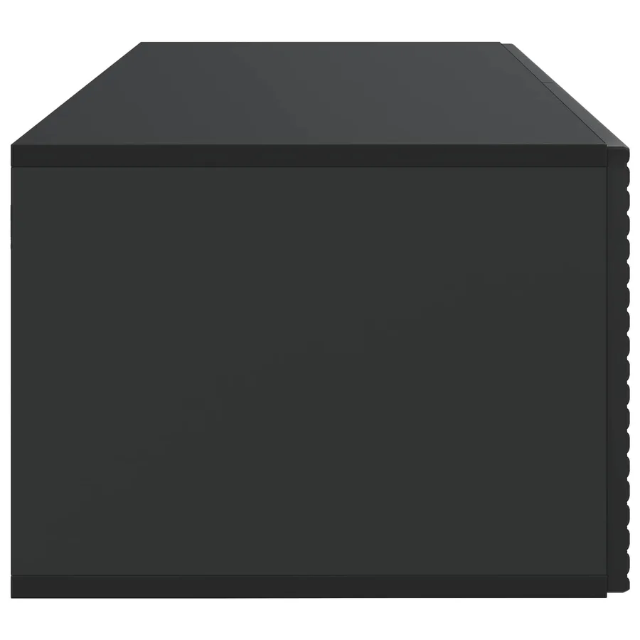 Meuble TV mural Noir 78,5 x 41 x 30 cm Bois d'ingénierie - 7