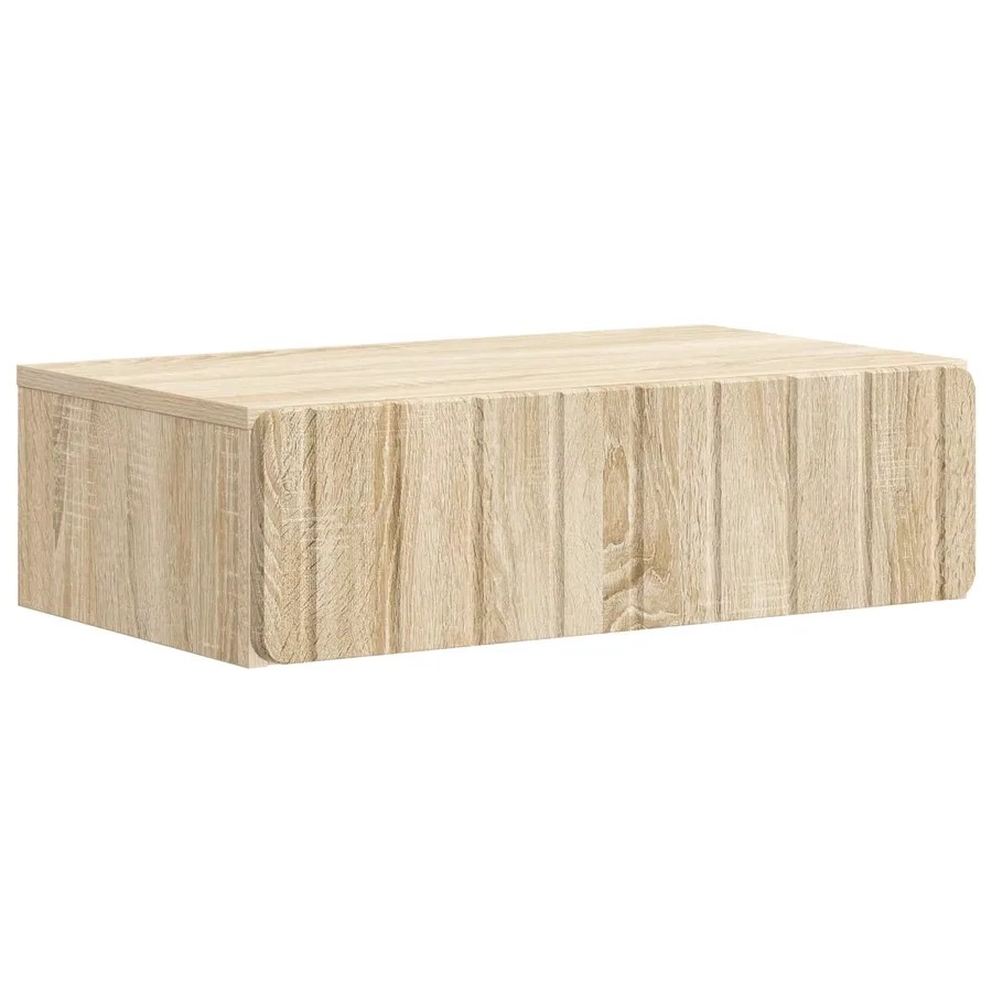Table d'appoint murale Chêne Sonoma 59 x 34,5 x 17 cm - 2