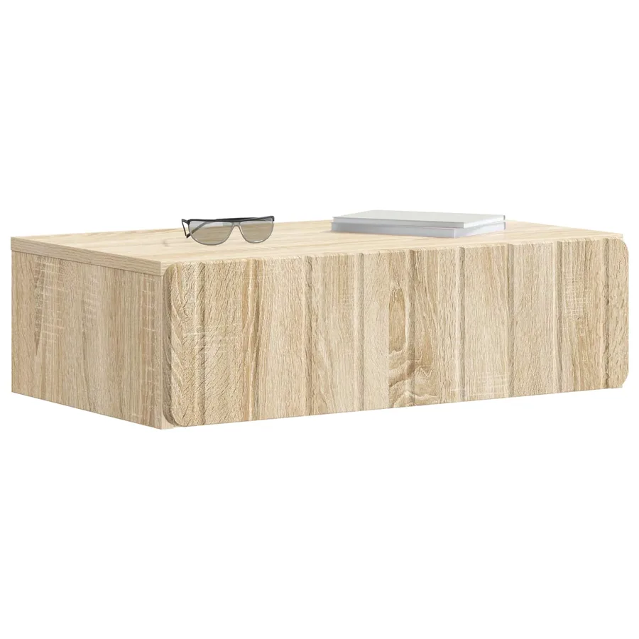 Table d'appoint murale Chêne Sonoma 59 x 34,5 x 17 cm - 3
