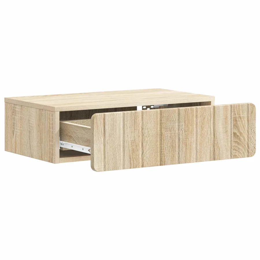 Table d'appoint murale Chêne Sonoma 59 x 34,5 x 17 cm - 4