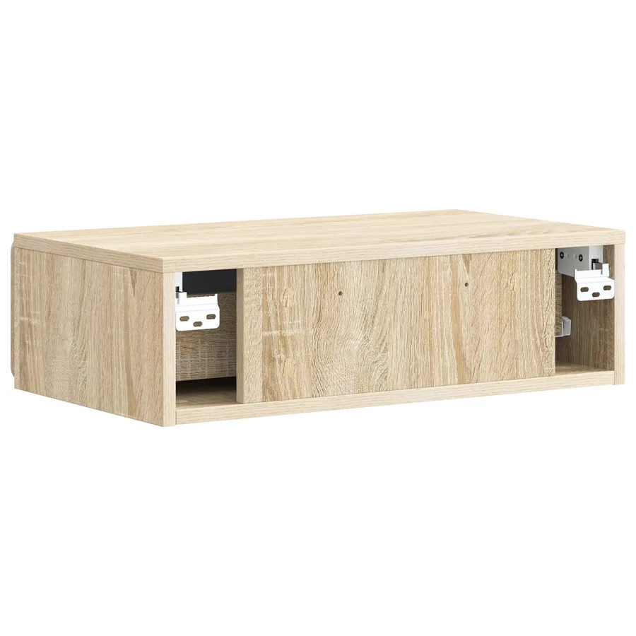 Table d'appoint murale Chêne Sonoma 59 x 34,5 x 17 cm - 7