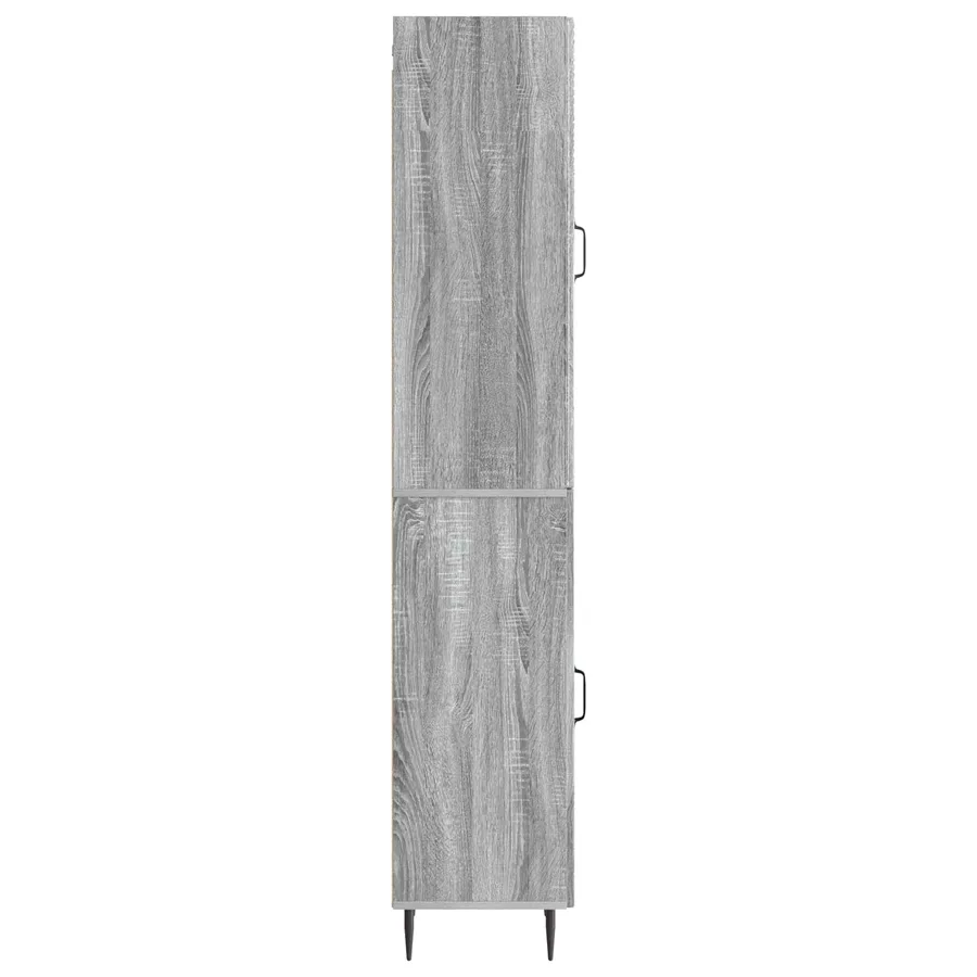 Ensemble de Meubles 2 pcs Sonoma gris 33 x 34,5 x 89,5 cm - 6