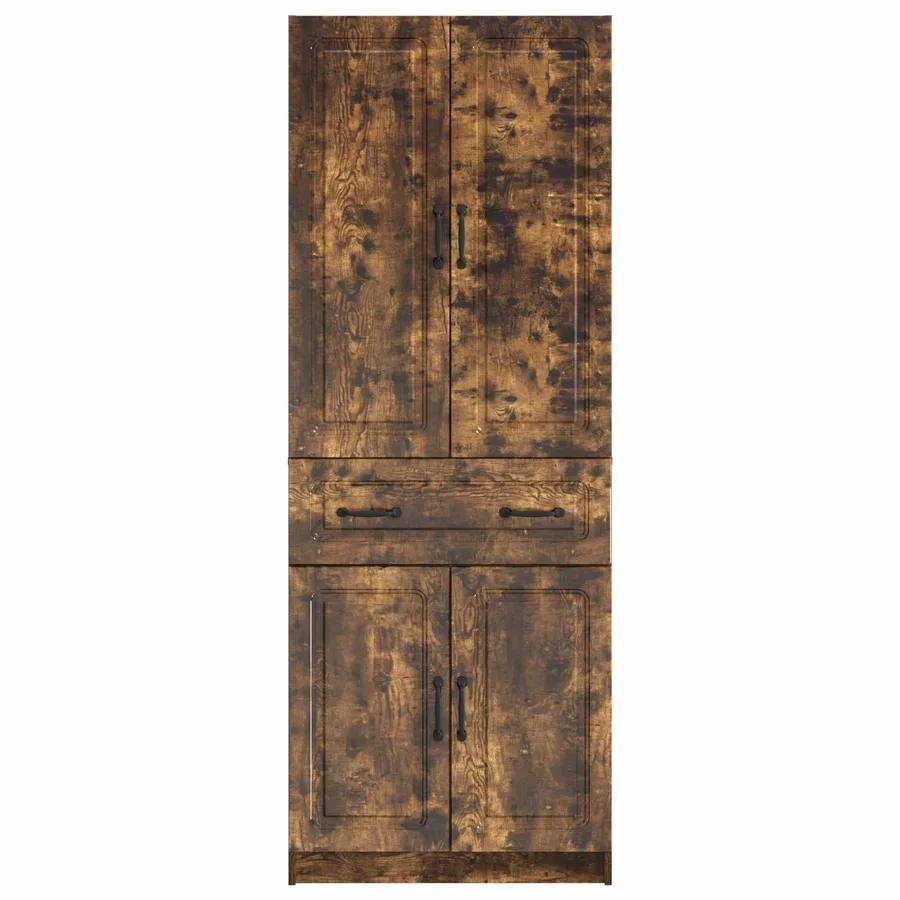 Ensemble de Meubles 2 pcs Chêne fumé Bois d'ingénierie - 5