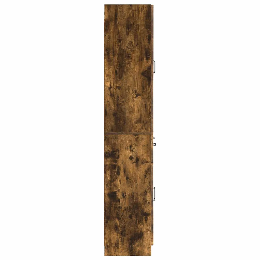 Ensemble de Meubles 2 pcs Chêne fumé Bois d'ingénierie - 6