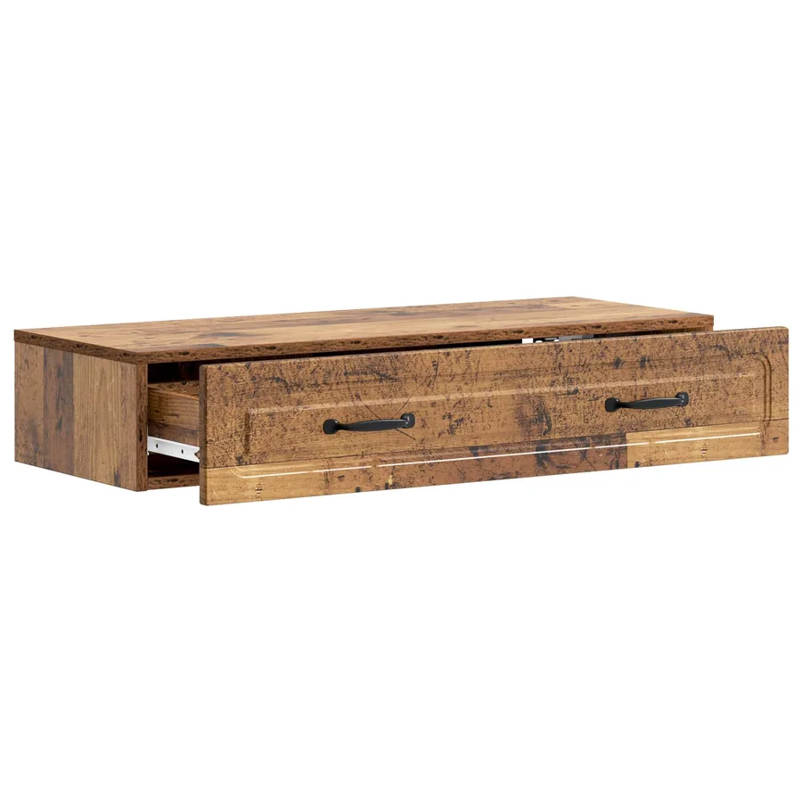 Table d'appoint murale Bois ancien 87,5 x 34,5 x 17 cm - 4