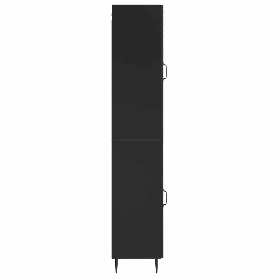 Ensemble de Meubles 2 pcs Noir 33 x 34,5 x 89,5 cm - 6