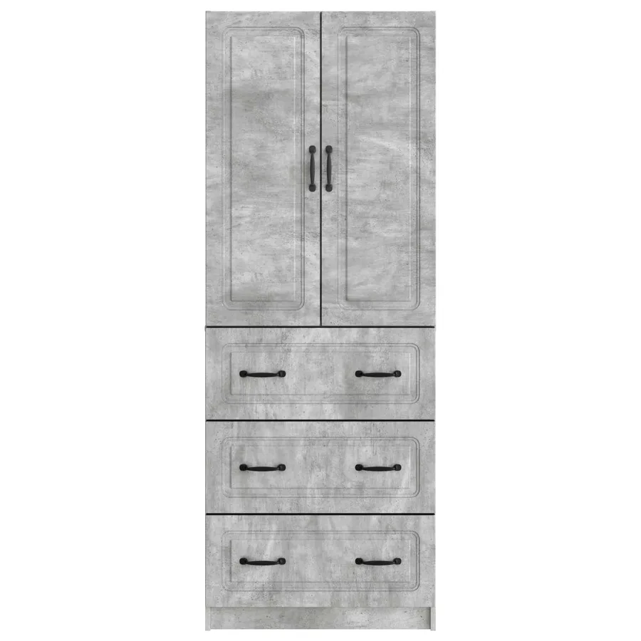 Ensemble de Meubles 2 pcs Gris béton 66 x 34,5 x 87 cm - 5