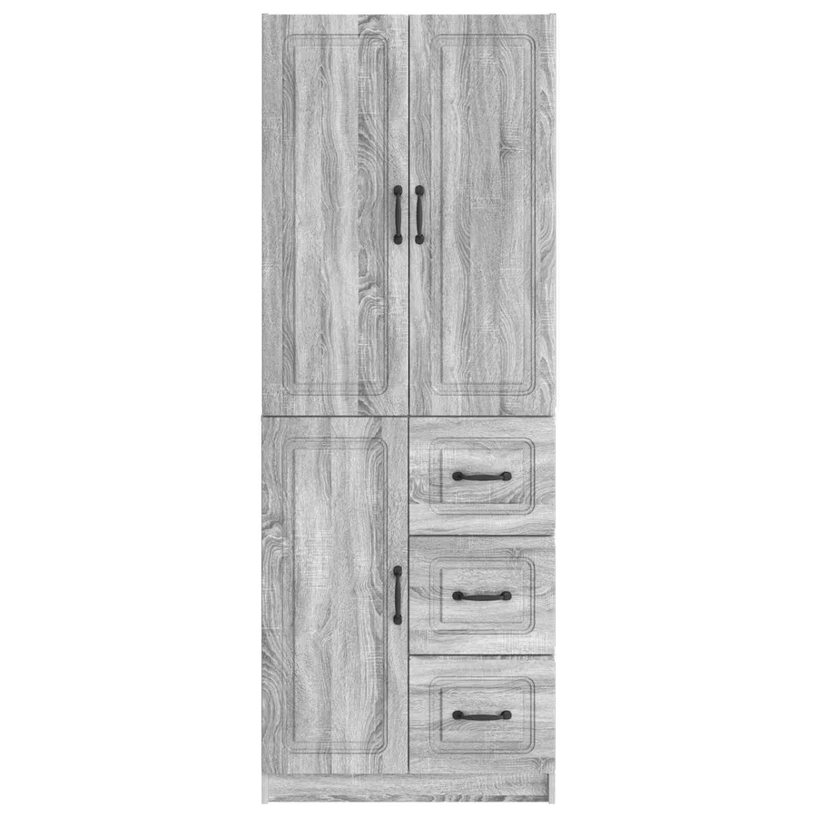Ensemble de Meubles 2 pcs Sonoma gris Bois d'ingénierie - 5
