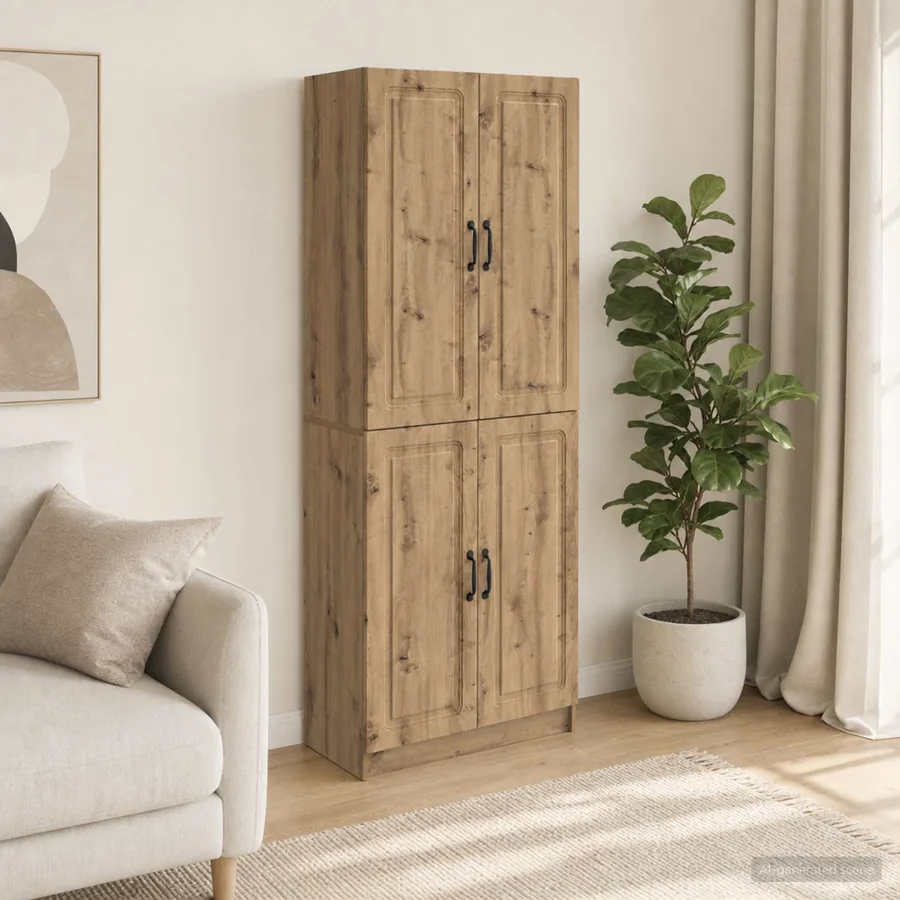 Ensemble de Meubles 2 pc Bois d'ingénierie