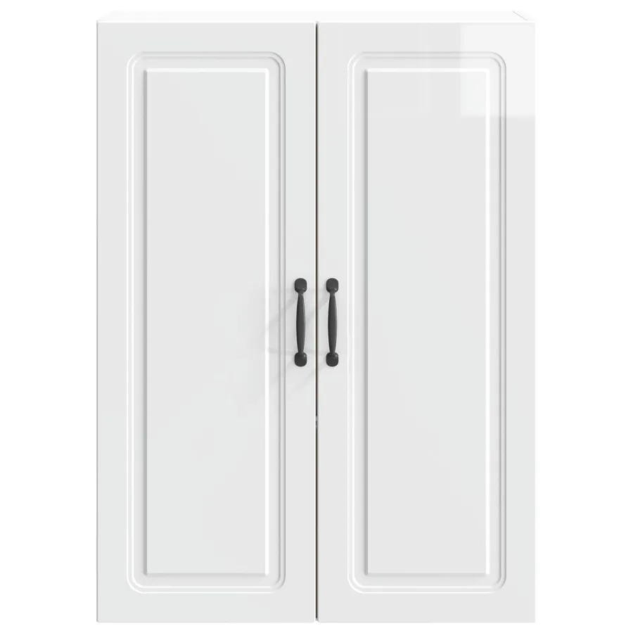 Armoire Murale Blanc brillant 66 x 34,5 x 90 cm - 4