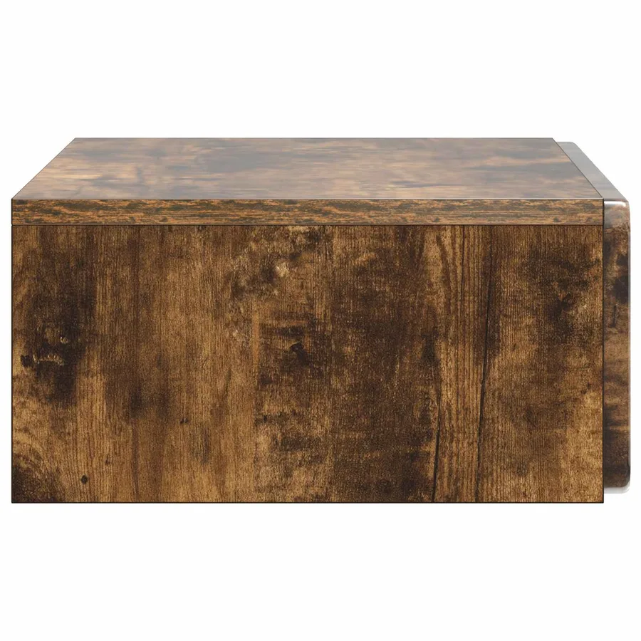 Table d'appoint murale Chêne fumé 59 x 34,5 x 17 cm - 6