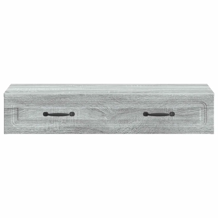 Table d'appoint murale Sonoma gris 87,5 x 34,5 x 17 cm - 5