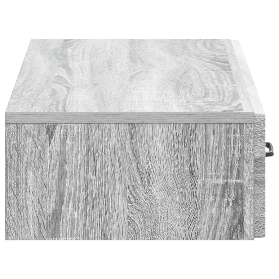Table d'appoint murale Sonoma gris 87,5 x 34,5 x 17 cm - 6