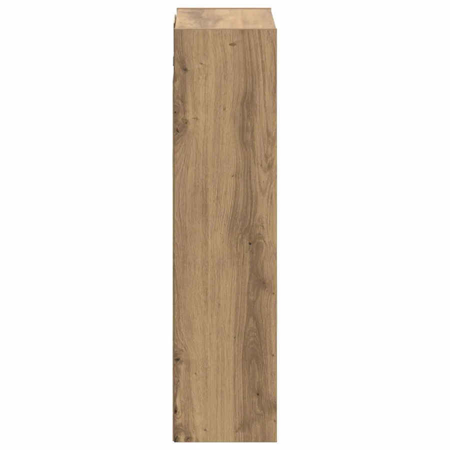 Meuble de lavabo mural Chêne artisanal 35 x 20 x 81 cm - 4